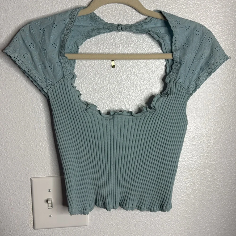 Free People FP Intimately Open Air Tee NWT